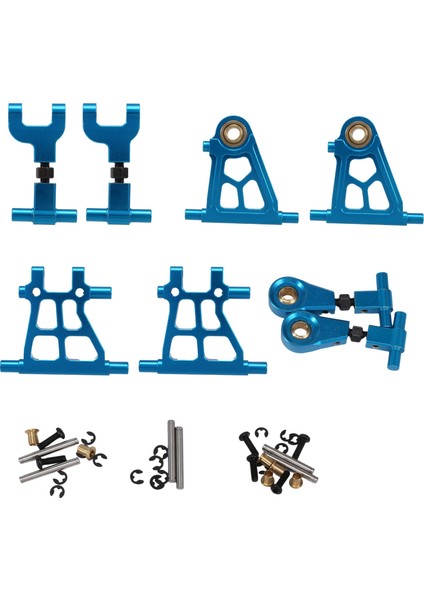 Alüminyum Alaşımlı Ön Arka Üst Alt Süspansiyon Kolları TT02 Tt-02 1/10 Rc Araba Yükseltme Parçaları Aksesuarları, 1 (Yurt Dışından)