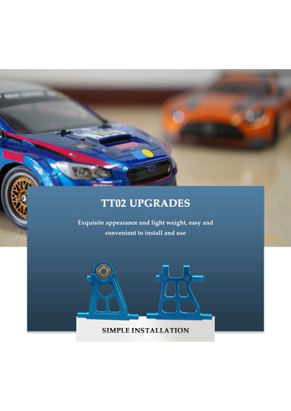 Alüminyum Alaşımlı Ön Arka Üst Alt Süspansiyon Kolları TT02 Tt-02 1/10 Rc Araba Yükseltme Parçaları Aksesuarları, 1 (Yurt Dışından) modelleri