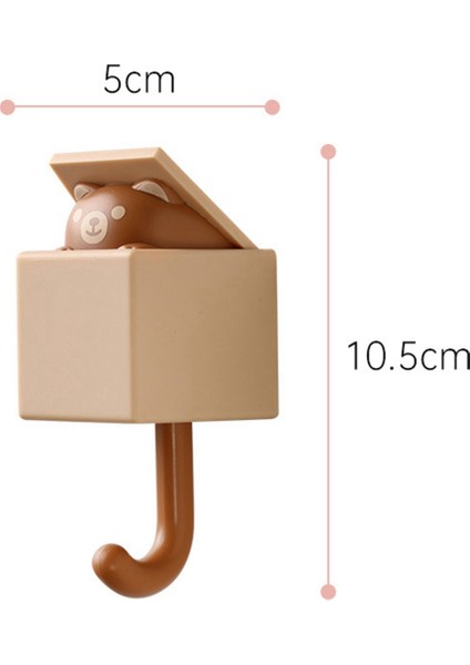 6 Adet Sevimli Hayvan Kancaları, 6 Adet Sevimli Anahtarlık Kanca Duvara Monte Yapışkanlı Kanca Ceket Kancaları (Yurt Dışından) modelleri