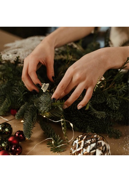 500 Adet Noel Süs Kapaklar Yedek Plastik Süs Askıları Kapaklar Noel Ağacı Dekorasyon Için Küre Tutucu (Yurt Dışından)