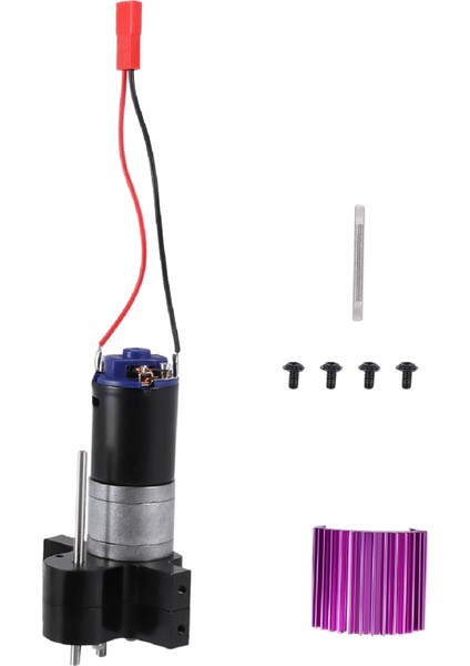 1/16 4WD 6WD Q60 Q6(Siyah) Için 370 Motorlu Yükseltilmiş Metal Transferi (Yurt Dışından)