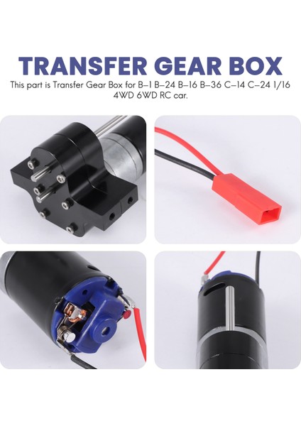 1/16 4WD 6WD Q60 Q6(Siyah) Için 370 Motorlu Yükseltilmiş Metal Transferi (Yurt Dışından) indirimleri