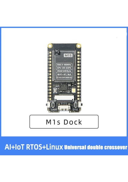 M1S Dock Için Aı+Iot Tinyml Rısc-V Linux Kurulu Kiti, M1S Çekirdek KARTI+2.54MM Pin Başlığı ile (Yurt Dışından)