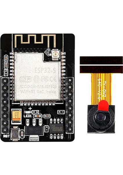 ESP32-CAM Wifi + Bluetooth Modülü Kamera Modülü Geliştirme Kurulu ESP32 Kamera Modülü ile OV2640 2mp Arduino1 Için (Yurt Dışından)