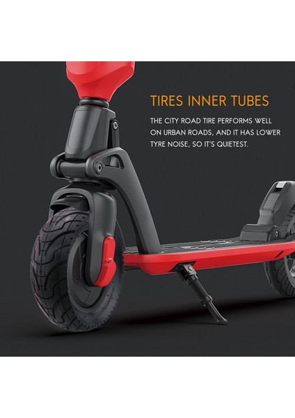 10 Inç Pnömatik Lastikler 80/65-6 Elektrikli Scooter E-Bisiklet Için 10X3.0-6 Yol Lastikleri Iç Tüpler Speedual Grace 10 Sıfır (Yurt Dışından)