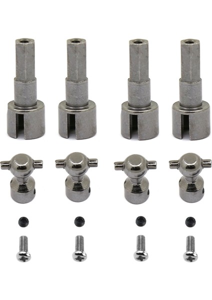 4 Takım Metal Ön Aks Tahrik Mili Cvd Tekerlek Aks Fincan C14 C24 C34 B14 B24 B36 Mn D90 MN99S Rc Araba Yükseltme Parçaları (Yurt Dışından)