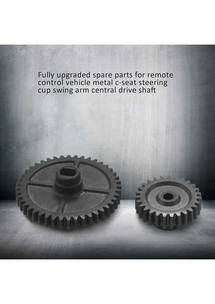 1:14 144001 Rc Araba Için Tam Yükseltme Yedek Parça Metal C Koltuk Direksiyon Kupası Salıncak Kolu Merkezi Tahrik Mili, Gümüş (Yurt Dışından)
