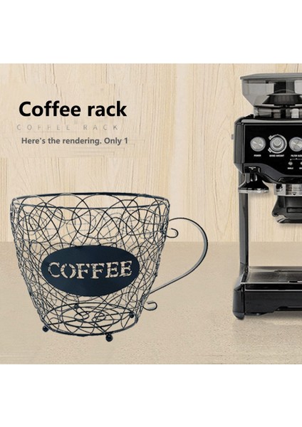 Kahve Kapsülü Evrensel Depolama Sepeti Kahve Fincanı Sepeti Kahve Pod Organizatör Tutucu Siyah Ev Cafe Otel Için Altın (Yurt Dışından) fiyatları