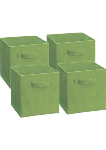 Depolama Kutuları - Organizasyon ve Depolama, Dolap Düzenleyici Kare Depolama, 4'lü Paket (Yurt Dışından)