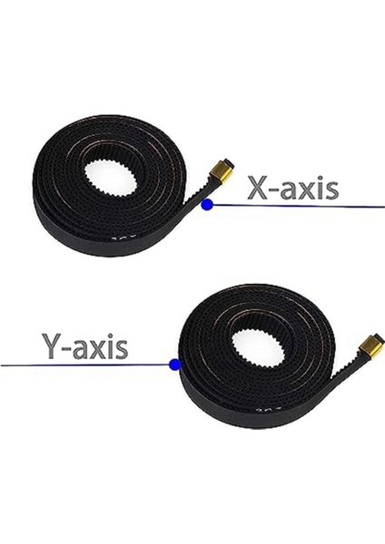 x Ekseni ve Y Ekseni Zamanlama Kayışı Kiti Için Uygundur 3D Yazıcı x Y Ekseni 2GT6MM Genişliğinde Kauçuk Zamanlama Kayışı Kiti (Yurt Dışından) fiyatları