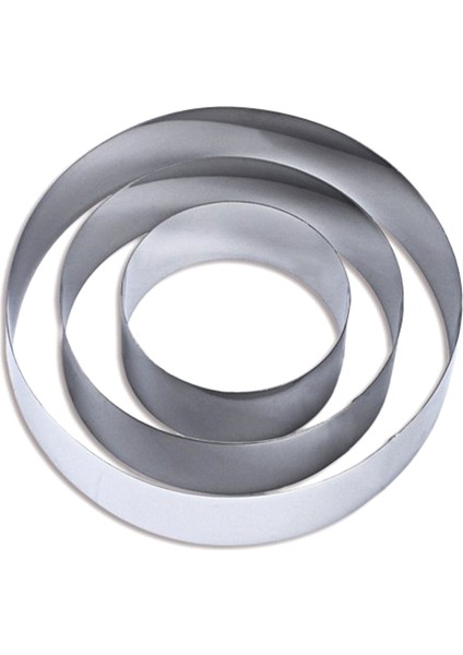 4/6/8 Inç Yuvarlak Kek Kalıbı Paslanmaz Çelik Pişirme Aracı Kek Yüzük Seti Bisküvi Kesici Ingilizce Muffin Yüzük Dıy Tart Yüzük (Yurt Dışından)