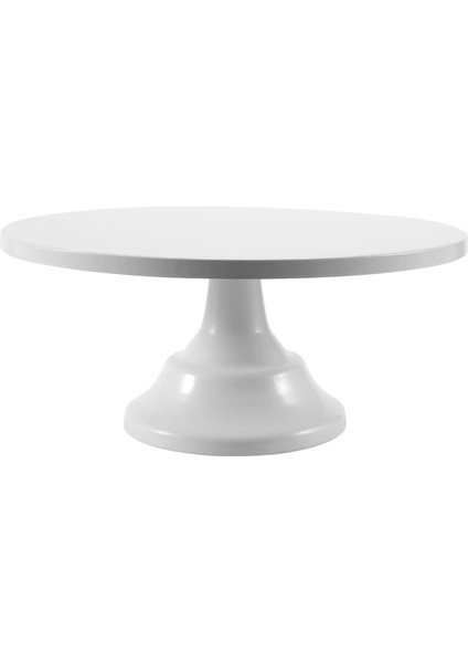 12 Inç Demir Yuvarlak Kek Standı Kek Tabağı Kaide Tatlı Tutucu Düğün Doğum Günü Partisi-Beyaz (Yurt Dışından) fiyatları