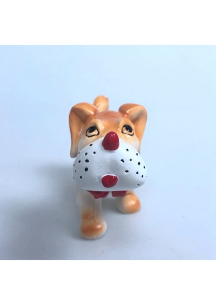 Köpek Heykeli Figürler Modeli Simülasyon Köpek Reçine Figürleri Çocuklar Için Ev Dekor Aksesuarları Çocuk Hediye (Yurt Dışından)