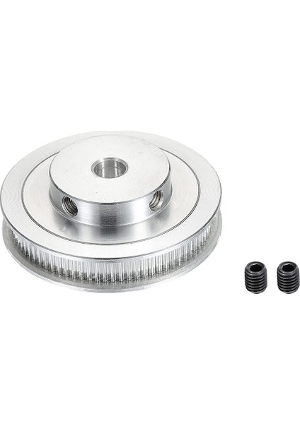 80 Diş 12MM Delik Zamanlama Kasnağı, 3D Yazıcı Kemeri Için M5 Vidalı Alüminyum Senkron Tekerlek Gümüş, Cnc Makinesi (Yurt Dışından)