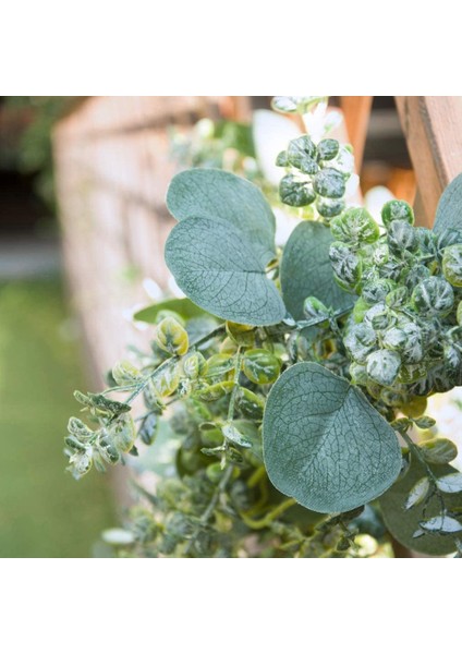 2 Adet Yapay Okaliptüs Yaprakları Garland, 6.5ft Yeşillik Buzlu Asma Düğün Masa Koşucu Mantel Ev Dekor Için (Yurt Dışından) fiyatları