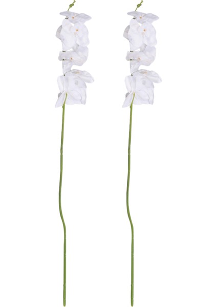 Adet 38 Inç Yapay Gerçek Iletişim Orkide Çiçekler 9 Kafaları Lateks Phalaenopsis Kaynaklanıyor Dıy Düğün Centerpieces, Mutfak (Yurt Dışından)
