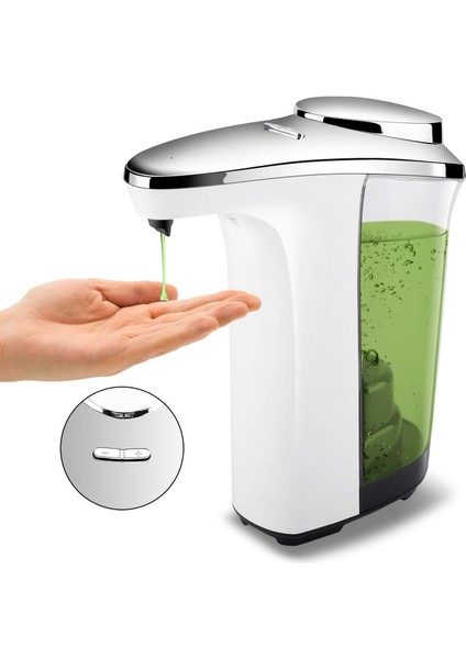 Otomatik Sabunluk Kompakt Sensör Pompası Ayarlanabilir Sabun Dağıtımı Ses Kontrolü Kumandalı 17OZ / 500ML Mutfak, Banyo Için (Yurt Dışından)