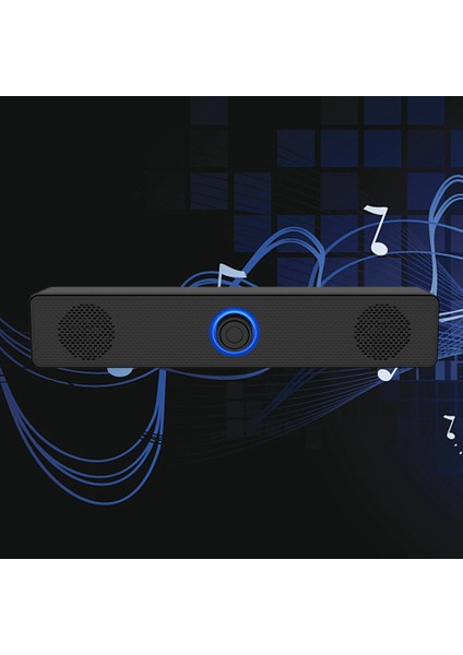 USB Powered Soundbar Bluetooth 5.0 Hoparlör 4d Surround Stereo Bas Subwoofer Ses Çubuğu Dizüstü Bilgisayar Ev Sineması Için (Yurt Dışından)