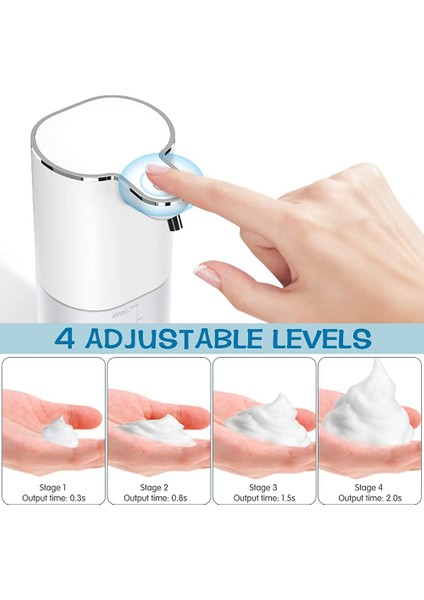 Asılı Otomatik Sabunluk, 400ML Doldurulabilir Otomatik Sabunluk, Mutfak ve Banyo Için (Yurt Dışından)