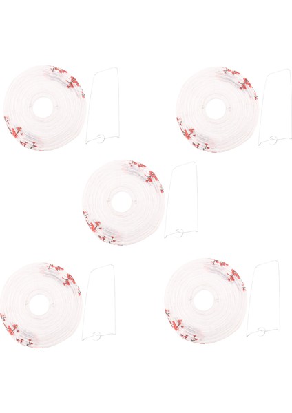 12 Inç Japon/çin Kağıt Fenerler (5'li Set, Kırmızı Sakura) (Yurt Dışından) modelleri