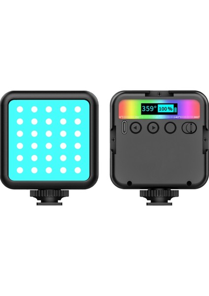 Rgb LED Dolgu Işığı Video Konferans Dolgu Işığı Cep Işığı LED Vlog Tam Renkli Dolgu Işığı Slr Fotoğrafçılık Dolgu Işığı (Yurt Dışından)