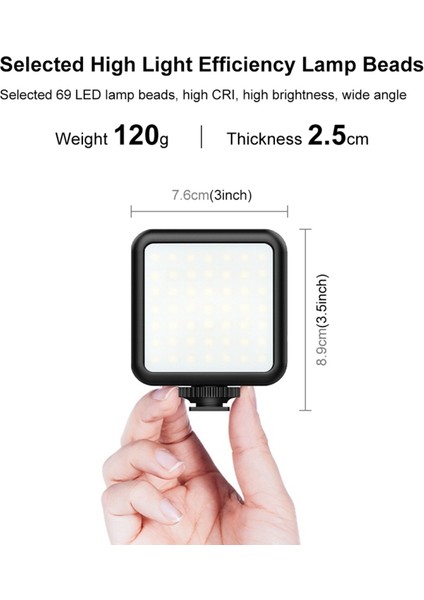 Rgb LED Dolgu Işığı Video Konferans Dolgu Işığı Cep Işığı LED Vlog Tam Renkli Dolgu Işığı Slr Fotoğrafçılık Dolgu Işığı (Yurt Dışından) fırsatları