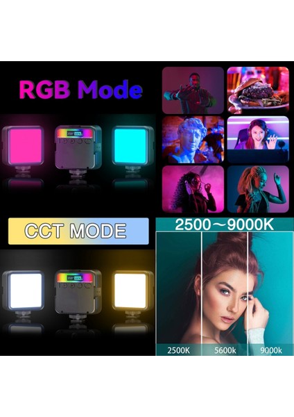 Rgb LED Dolgu Işığı Video Konferans Dolgu Işığı Cep Işığı LED Vlog Tam Renkli Dolgu Işığı Slr Fotoğrafçılık Dolgu Işığı (Yurt Dışından) indirimleri