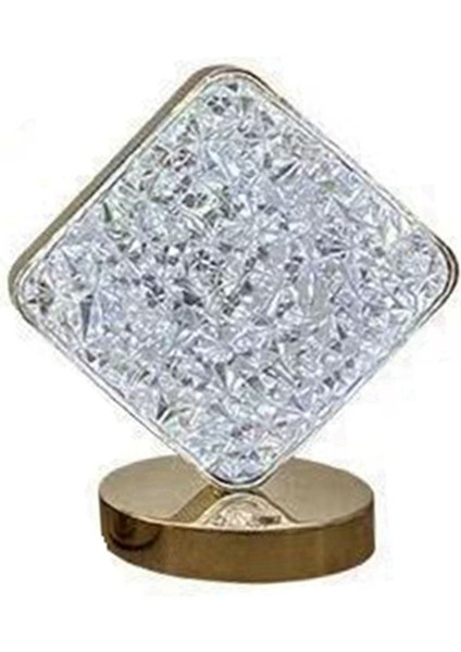 Led, Elmas Üç Renkli Masa Işığı, Dokunmatik Karartma, Başucu Işığı, Romantik Elmas USB (Yurt Dışından)