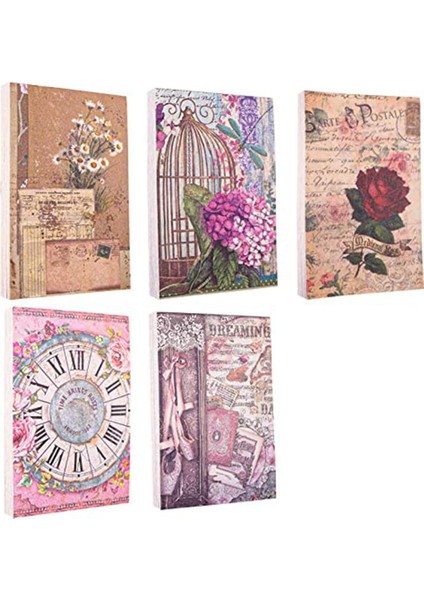 500 Adet Vintage Scrapbooking Kağıt Çiçekler Serisi Scrapbooking Malzemeleri Dıy Koleksiyonu Dekoratif Kağıt (Yurt Dışından)