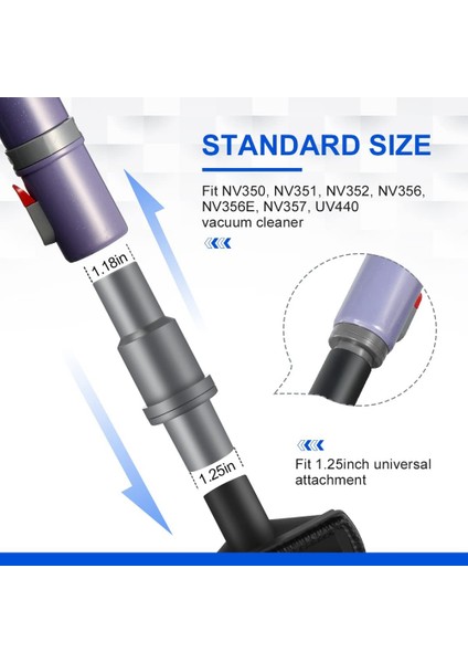 Navigator Lift Modelleri ile Uyumlu Vakum Hortumu Adaptörü NV350,32MM Evrensel Vakum Fırçası Aralık Aparatı (Yurt Dışından) fiyatları