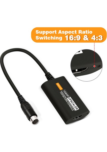 -Uyumlu Dönüştürücü 16:9/4 Için:-Video Girişi 1080P Adaptör (Yurt Dışından) modelleri