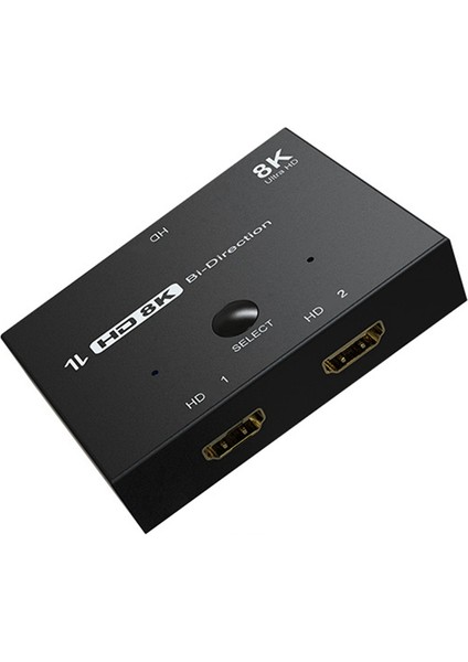 8k 2'ye 1 Çıkış 1'e 2 Çıkış Hd Dönüştürücü Çoklu Cihaz Bağlantısı Anahtarlama Için Bilgisayar Projeksiyonunu Tv Adaptörüne (Yurt Dışından)