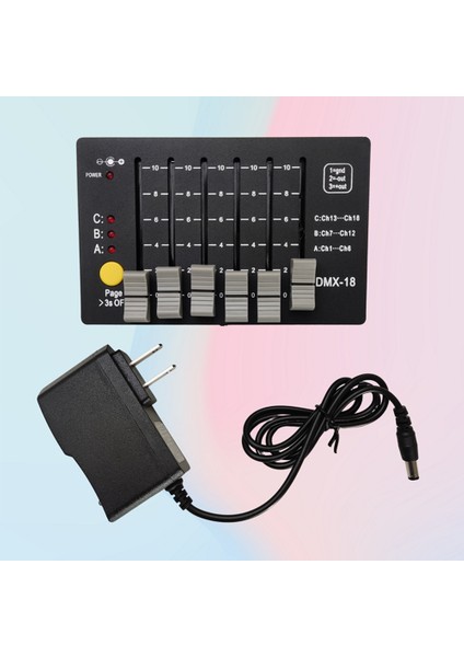 Mini Dmx Denetleyici Ekipmanları DMX512 Konsolu Dj Gösterisi Pub Kulübü Ktv Bar Parti Işıkları Abd Plug (Yurt Dışından)