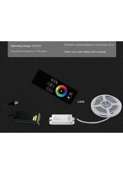 2.4g Uzaktan Kumanda Taşınabilir Ince Kablosuz Dokunmatik Uzaktan Kumanda Karartma Uzaktan Kumanda Denetleyici Olmadan, E (Yurt Dışından) fırsatları