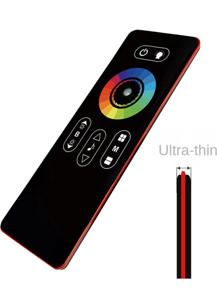 2.4g Uzaktan Kumanda Taşınabilir Ince Kablosuz Dokunmatik Uzaktan Kumanda Karartma Uzaktan Kumanda Denetleyici Olmadan, E (Yurt Dışından) indirimleri