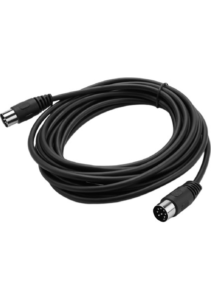 8 Pin Din Erkek - Erkek Hoparlör Ses Kablosu Adaptörü Gözetim Otomotiv Bilgisayarları Televizyon Hassas 5 M (Yurt Dışından) modelleri