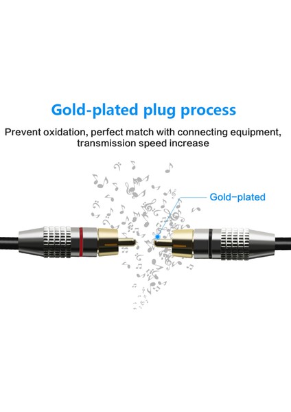 Xlr Erkek 2 Rca Erkek Fiş Stereo Ses Kablosu Konektörü Y Splitter Kablosu Mikrofon Karıştırma Konsolu Amplifikatör (1.5 M) (Yurt Dışından)