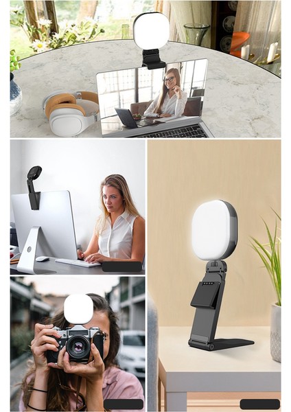 F-610 Braket Dolgu Işığı 3000-7200K LED Canlı Selfie Işığı Bilgisayar Dolgu Işığı Video Konferans Dolgu Işığı LED Video Lambası (Yurt Dışından) indirimleri