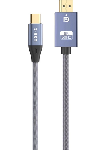 USB C'den Displayport Kablosuna Çift Yönlü 8k 60Hz Ekran Bağlantı Noktasından Tip-C'ye 3.1 Dp Kablosu Için 3 Pro Için (Yurt Dışından)