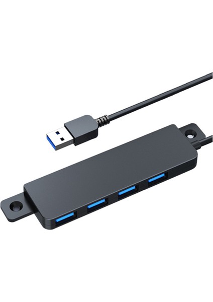 USB Hub 3.0 Çoklu USB Ayırıcı 4 USB Bağlantı Noktası 3.0, Akıllı Telefon Bilgisayarı Için Şarj Gücü ile Pro Pc Hub C,120CM (Yurt Dışından)