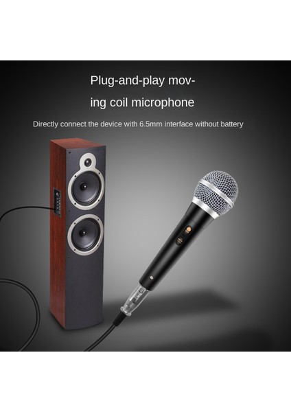 Karaoke Vokal Müzik Performansı Için El Tipi Profesyonel Kablolu Dinamik Mikrofon Net Ses Mikrofonu (Yurt Dışından)