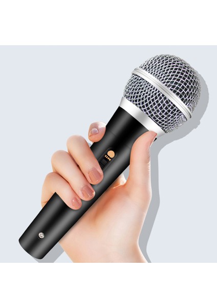 Karaoke Vokal Müzik Performansı Için El Tipi Profesyonel Kablolu Dinamik Mikrofon Net Ses Mikrofonu (Yurt Dışından)