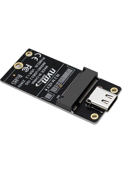 Type-C - M.2 Adaptörü Nvme SSD Adaptörü Nvme Muhafaza M.2 - USB 3.2 Type-C Desteği M.2 SSD 2230 2242 2260 2280 (Yurt Dışından)