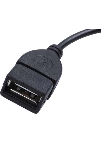 USB Jakı, Aux, Ses Verileri Şarj Kablosu Için 3,5 mm Jak Siyah (Yurt Dışından)