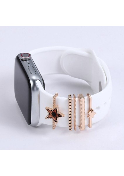 Apple Watch Uyumlu Kordon Süsü ( Yüksek Kalite) Rose Gold fiyatları