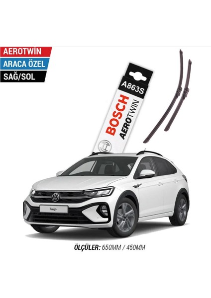Volkswagen Taigo Silecek (2022-2024) Bosch Aerotwin A863S