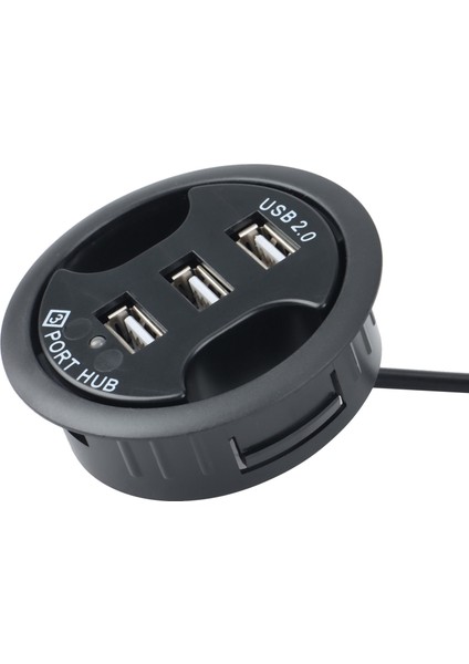 USB Hub USB 2.0 Masaüstü Grommet USB 2.0 Hub Ses Masaya Montaj Adaptörü 3 Bağlantı Noktalı Masaya Montaj Çoklu Bağlantı Noktaları (Yurt Dışından) indirimleri