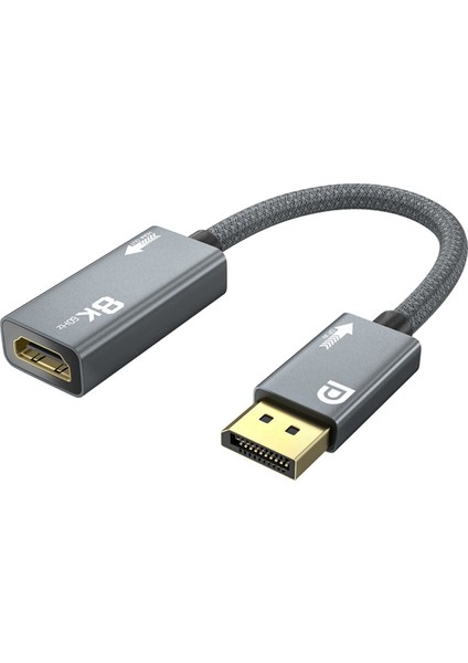 Dp1.4 - Uyumlu 2.1 Hd Kablo 8k 60Hz Adaptör Veri Kablosu Tv Sinyal Kablosu (Yurt Dışından)