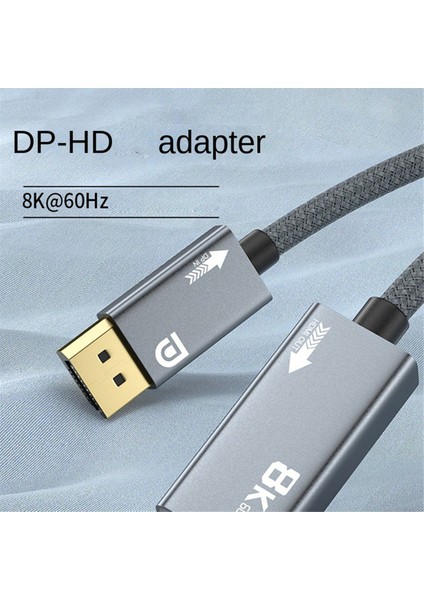 Dp1.4 - Uyumlu 2.1 Hd Kablo 8k 60Hz Adaptör Veri Kablosu Tv Sinyal Kablosu (Yurt Dışından) fiyatları