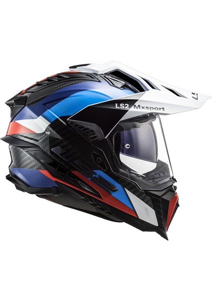 Explorer C Karbon Frontıer Siyah-Mavi Kask